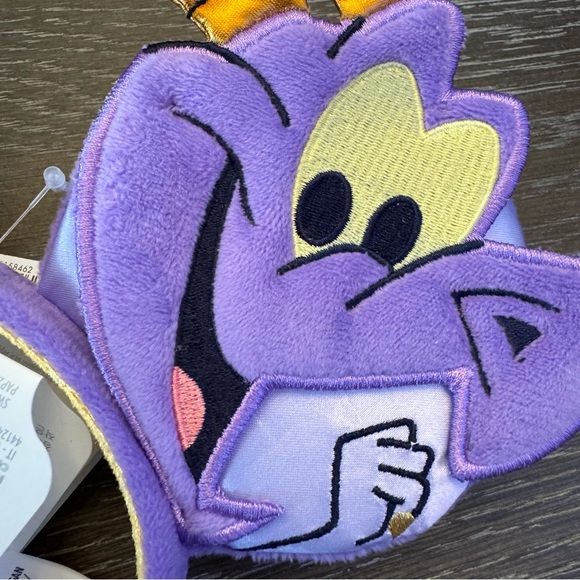 NWT. Figment Disney Parks 2023 Epcot Soft Plush Figment Ear Headband for Adults. - Picture 10 of 11